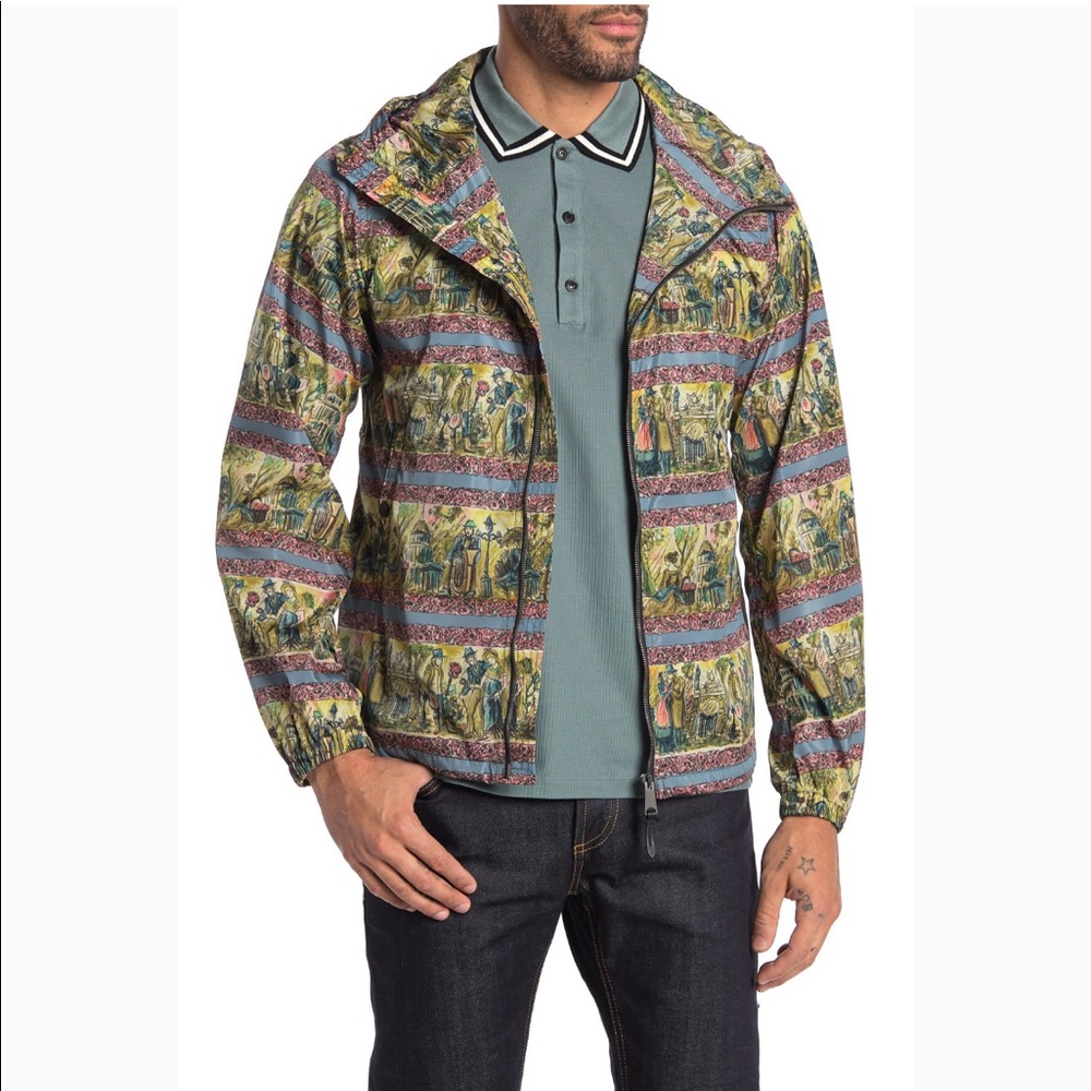 NWT BURBERRY FULLERTON ARTISTIC HOODED JACKET